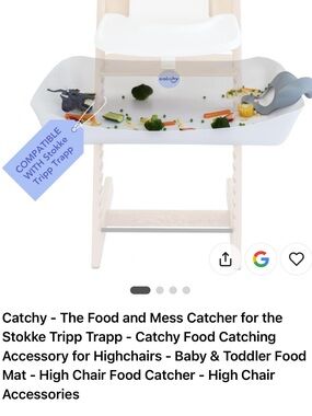 CATCHY- The food and mess catcher for the Stokke Tripp trapp high chair only